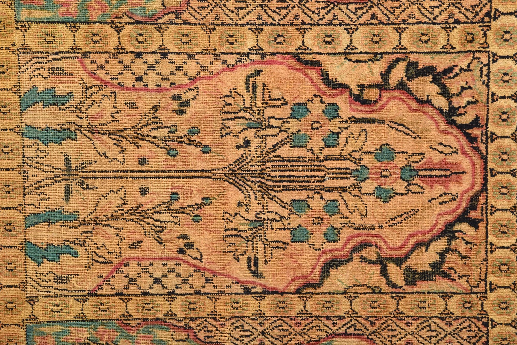 6' x 9' Hand Knotted Kashmir Oriental Rug