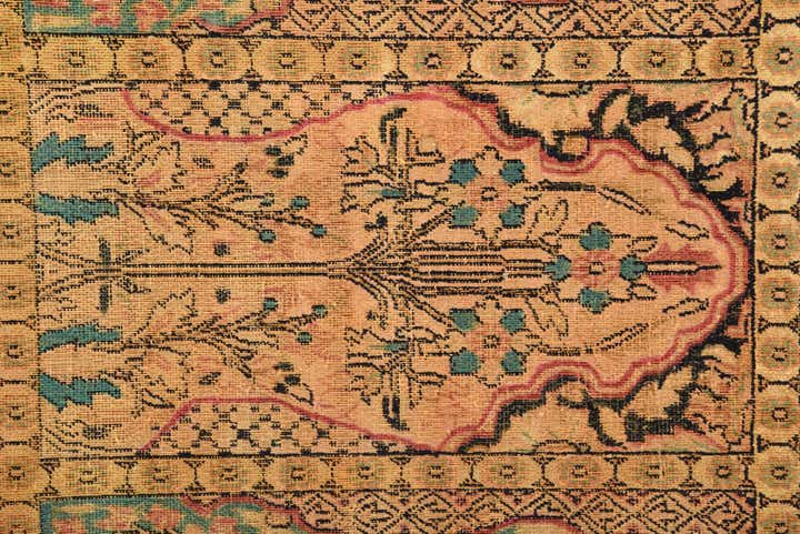 6' x 9' Hand Knotted Kashmir Oriental Rug