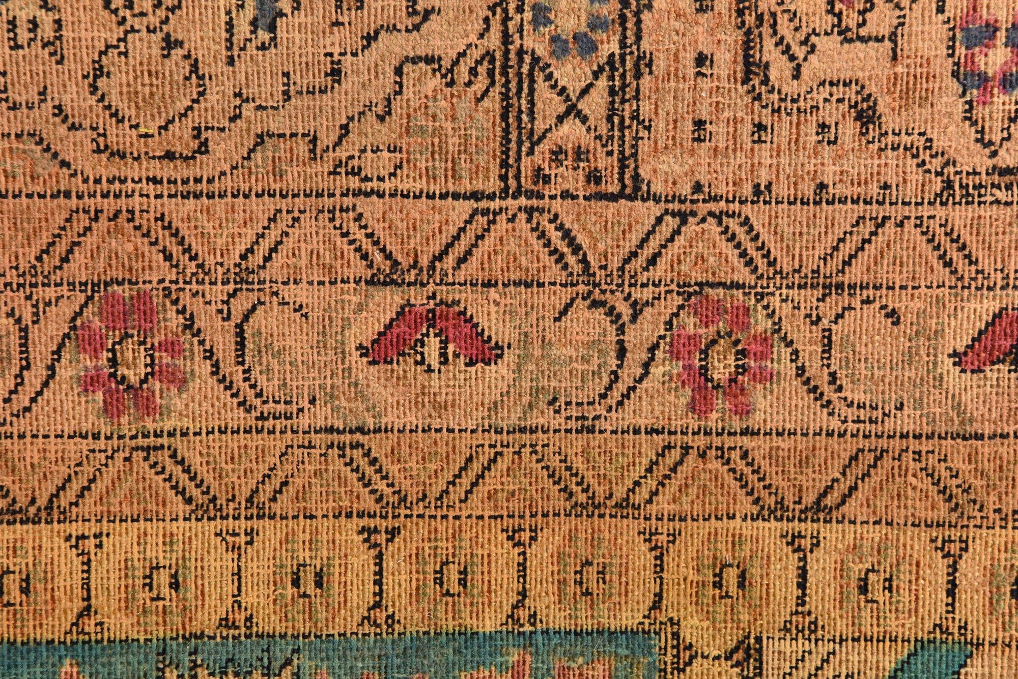 6' x 9' Hand Knotted Kashmir Oriental Rug