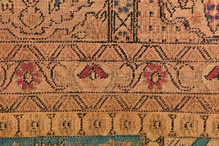 6' x 9' Hand Knotted Kashmir Oriental Rug