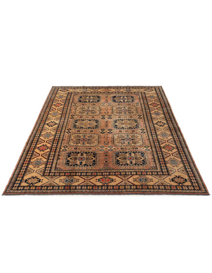 Detail image of 7' 3 x 10' 1 Hand Knotted Kazak Wool Rug