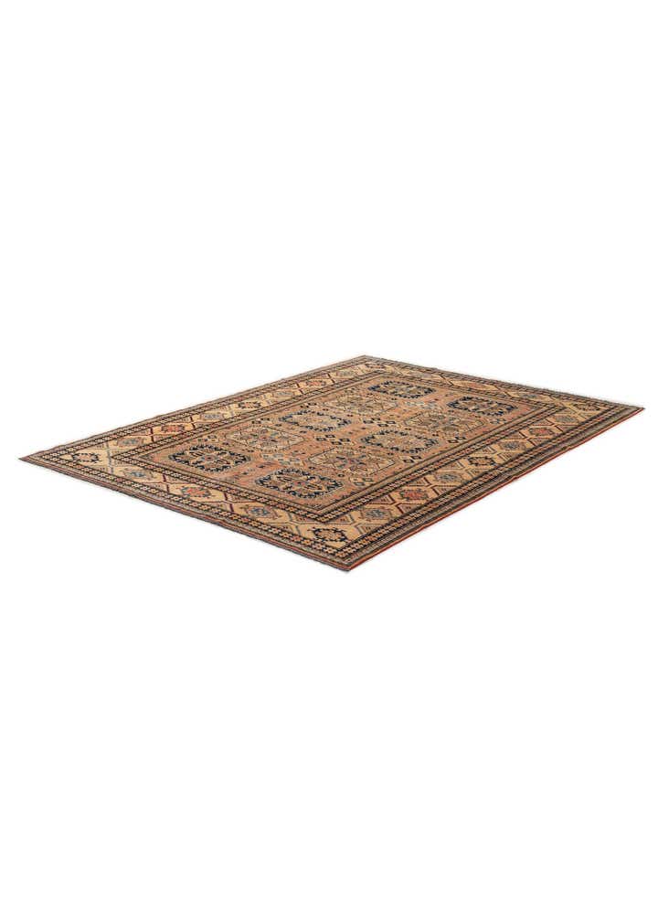 7' 3 x 10' 1 Hand Knotted Kazak Wool Rug