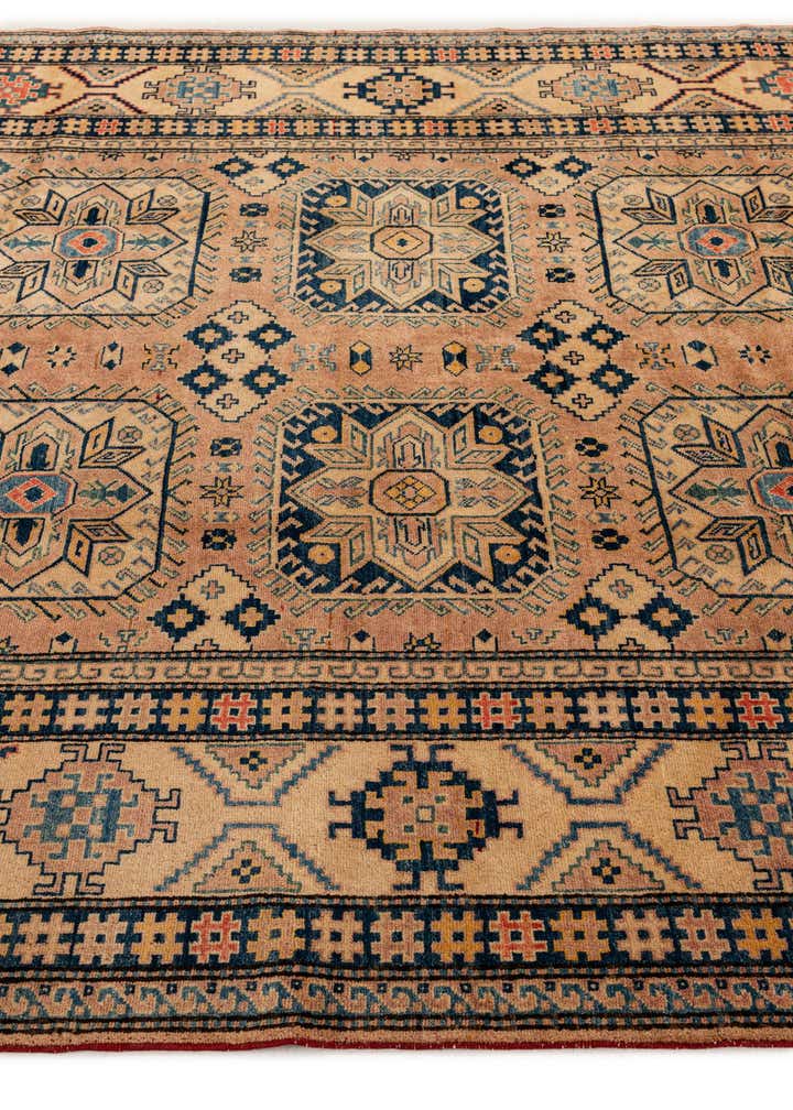 7' 3 x 10' 1 Hand Knotted Kazak Wool Rug