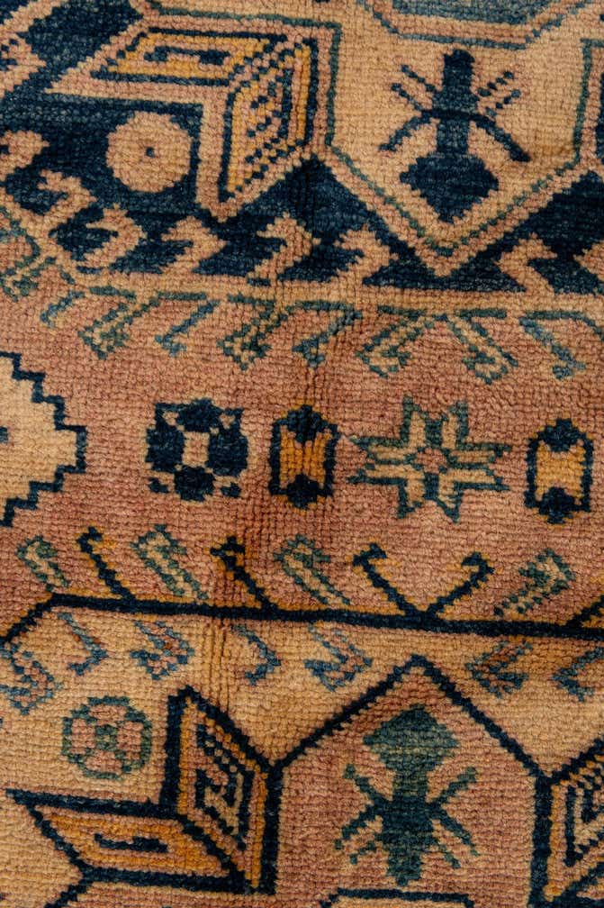 7' 3 x 10' 1 Hand Knotted Kazak Wool Rug