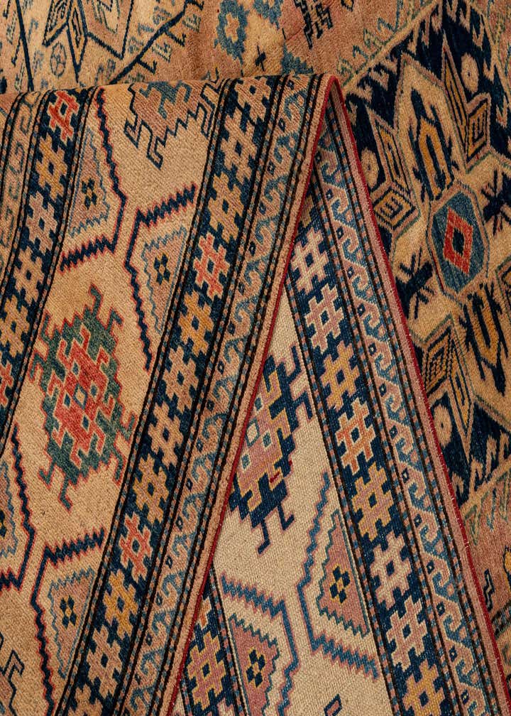 7' 3 x 10' 1 Hand Knotted Kazak Wool Rug