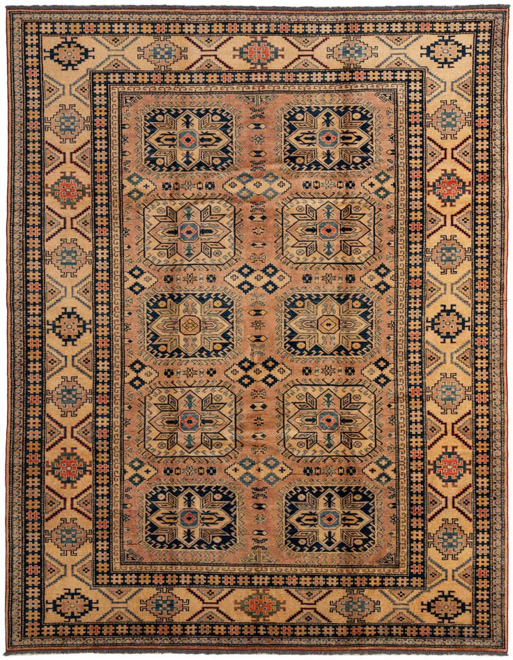 Detail image of 7' 3 x 10' 1 Hand Knotted Kazak Wool Rug