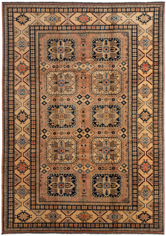 Detail image of 7' 3 x 10' 1 Hand Knotted Kazak Wool Rug