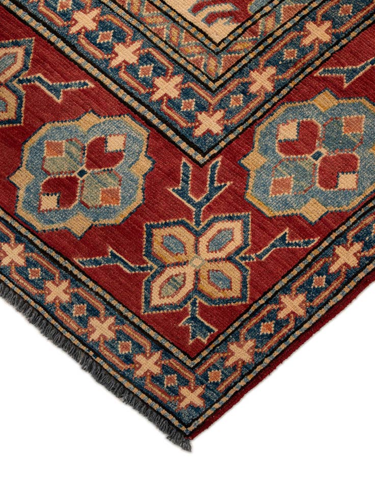 Detail image of 7' 5 x 10' 11  Hand Knotted Kazak Wool Rug