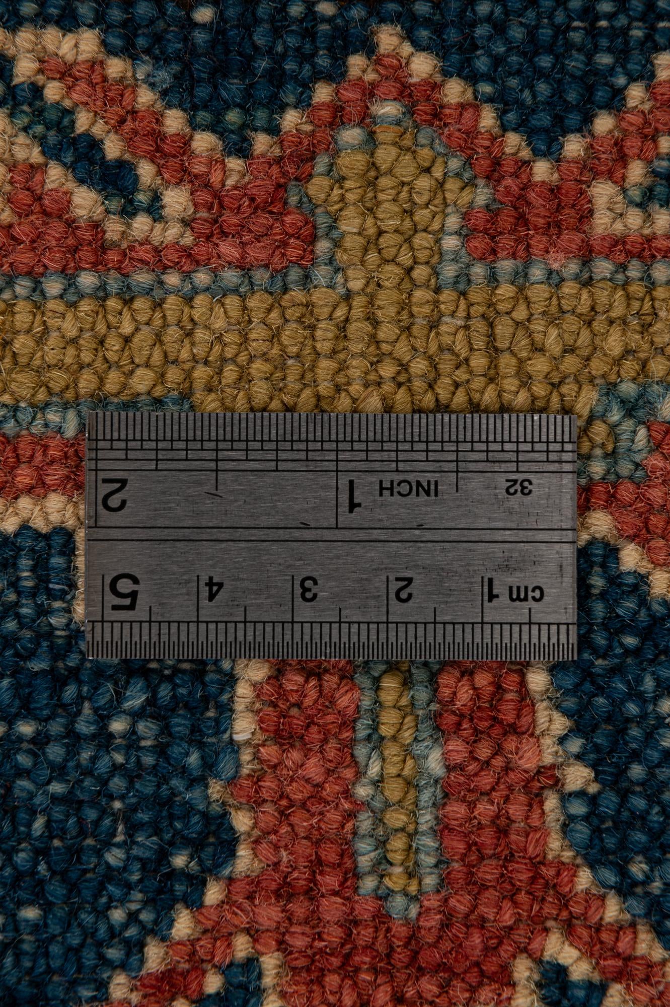 6' 8 x 9' 5 Hand Knotted Kazak Wool Rug