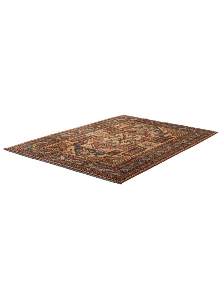 Detail image of 6' 8 x 9' 5 Hand Knotted Kazak Wool Rug
