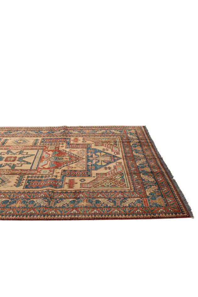 Detail image of 6' 8 x 9' 5 Hand Knotted Kazak Wool Rug