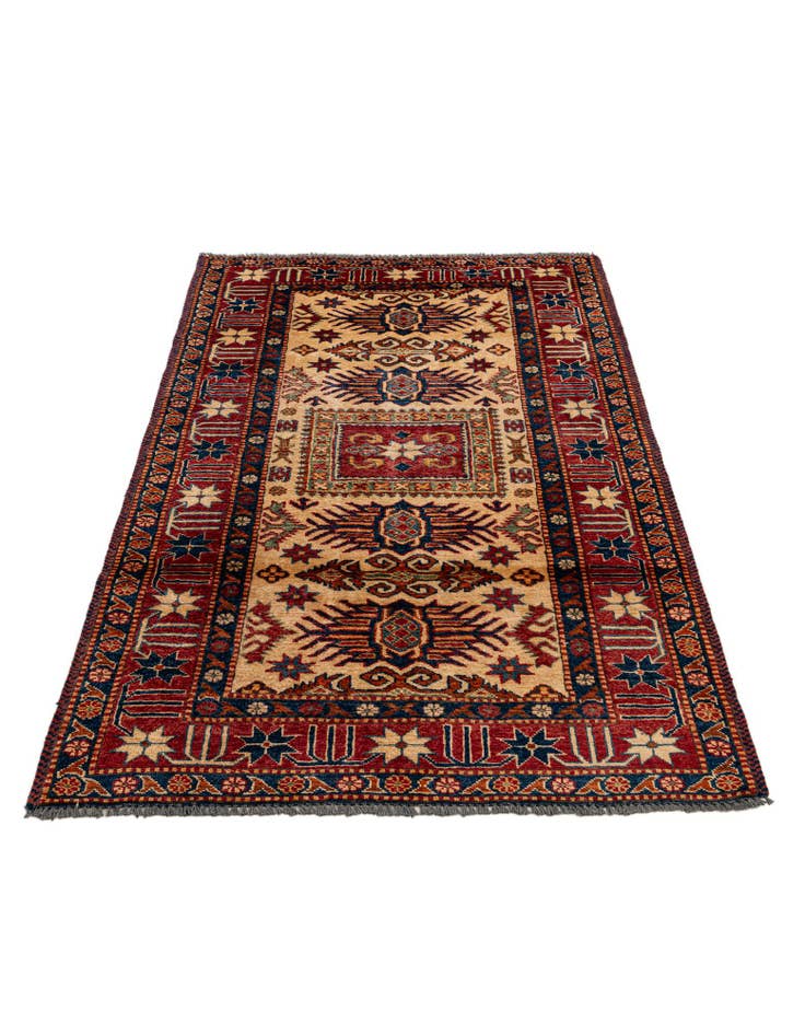 Detail image of 3' 5 x 5' 9 Hand Knotted Kazak Wool Rug
