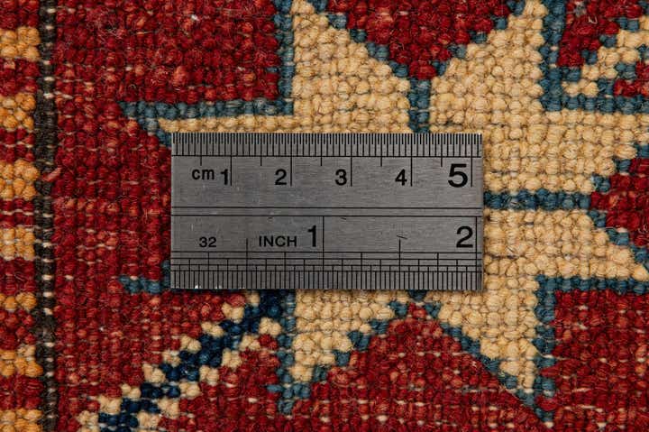 3' 5 x 5' 9 Hand Knotted Kazak Wool Rug