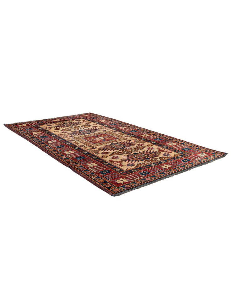 Detail image of 3' 5 x 5' 9 Hand Knotted Kazak Wool Rug