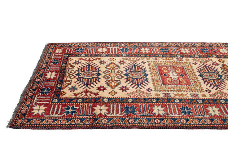 Detail image of 3' 5 x 5' 9 Hand Knotted Kazak Wool Rug