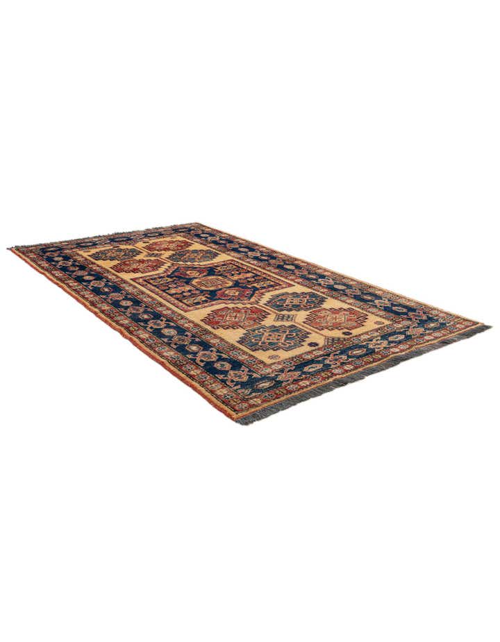 3' 4 x 5' 6 Hand Knotted Kazak Wool Rug