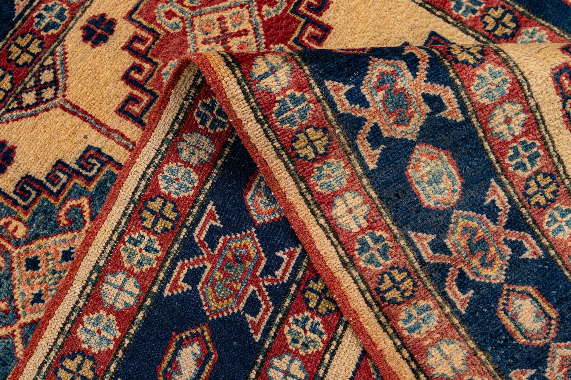 3' 4 x 5' 6 Hand Knotted Kazak Wool Rug