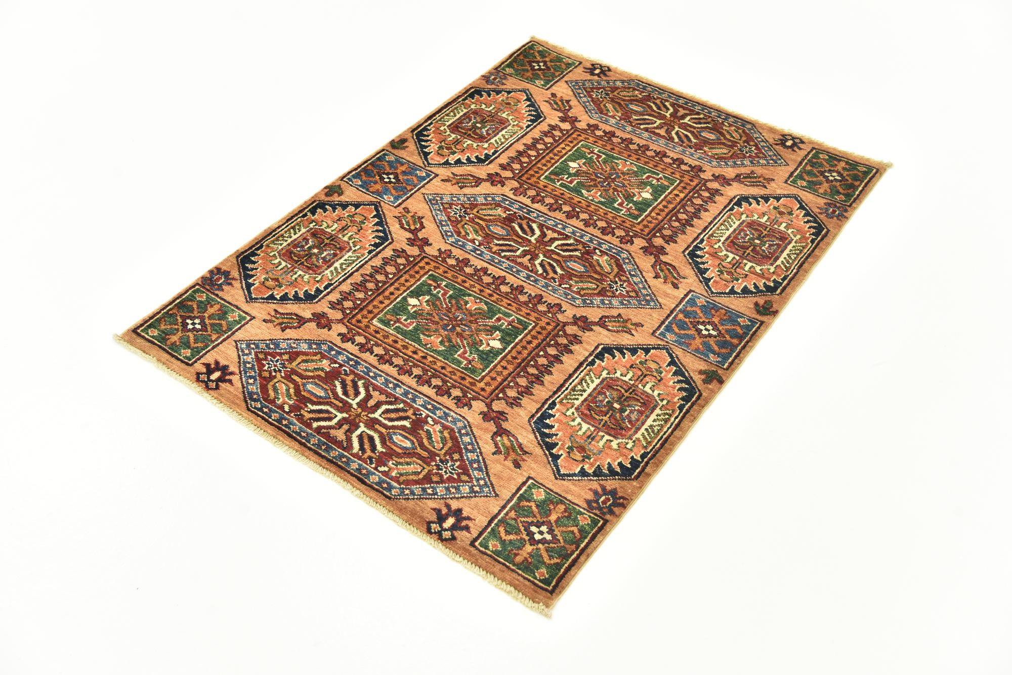 3' x 4' Hand Knotted Kazak Oriental Rug