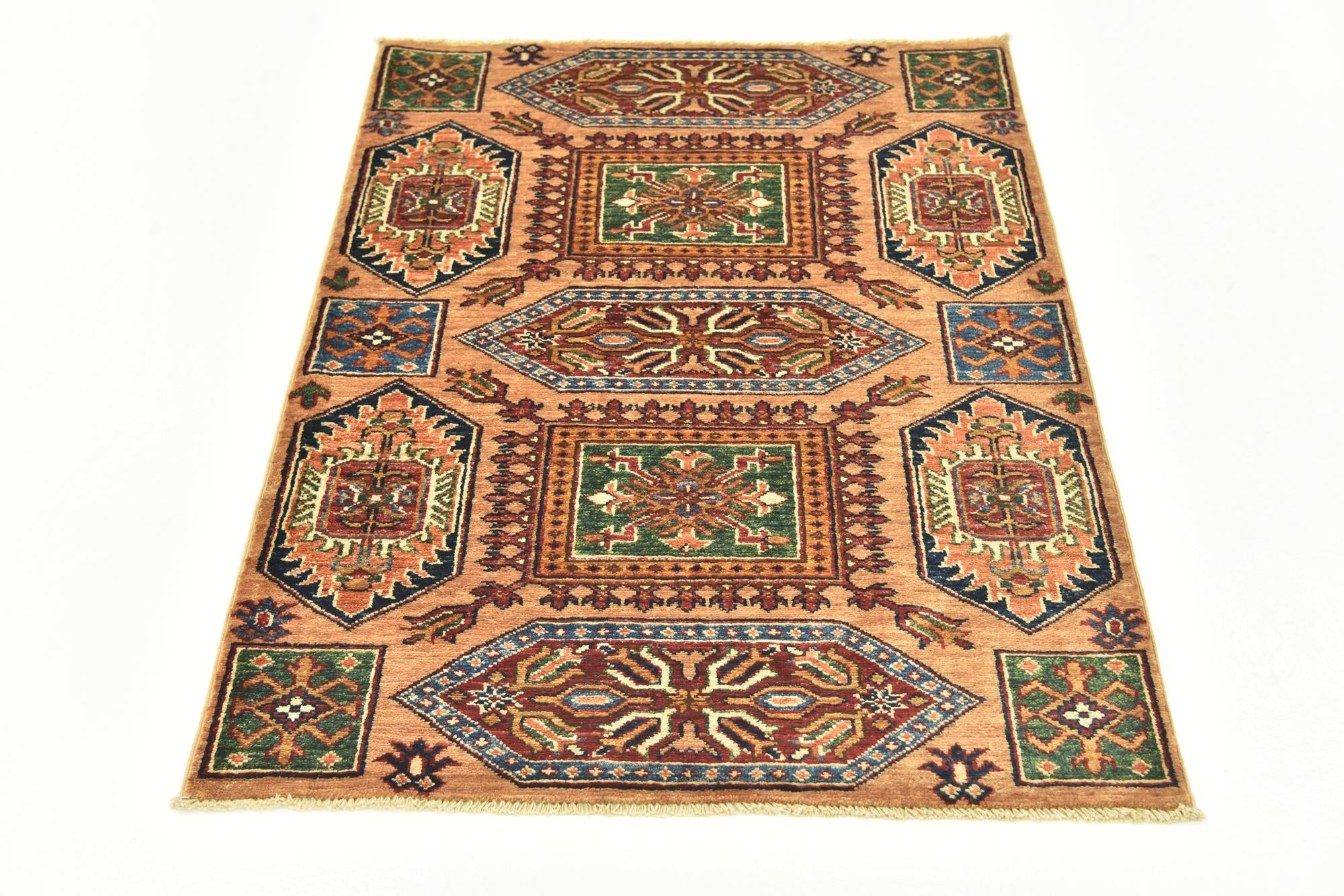 3' x 4' Hand Knotted Kazak Oriental Rug