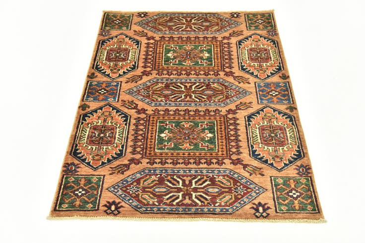 Detail image of 3' x 4' Hand Knotted Kazak Oriental Rug