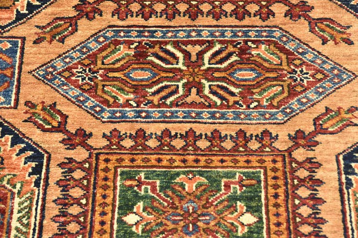 Detail image of 3' x 4' Hand Knotted Kazak Oriental Rug