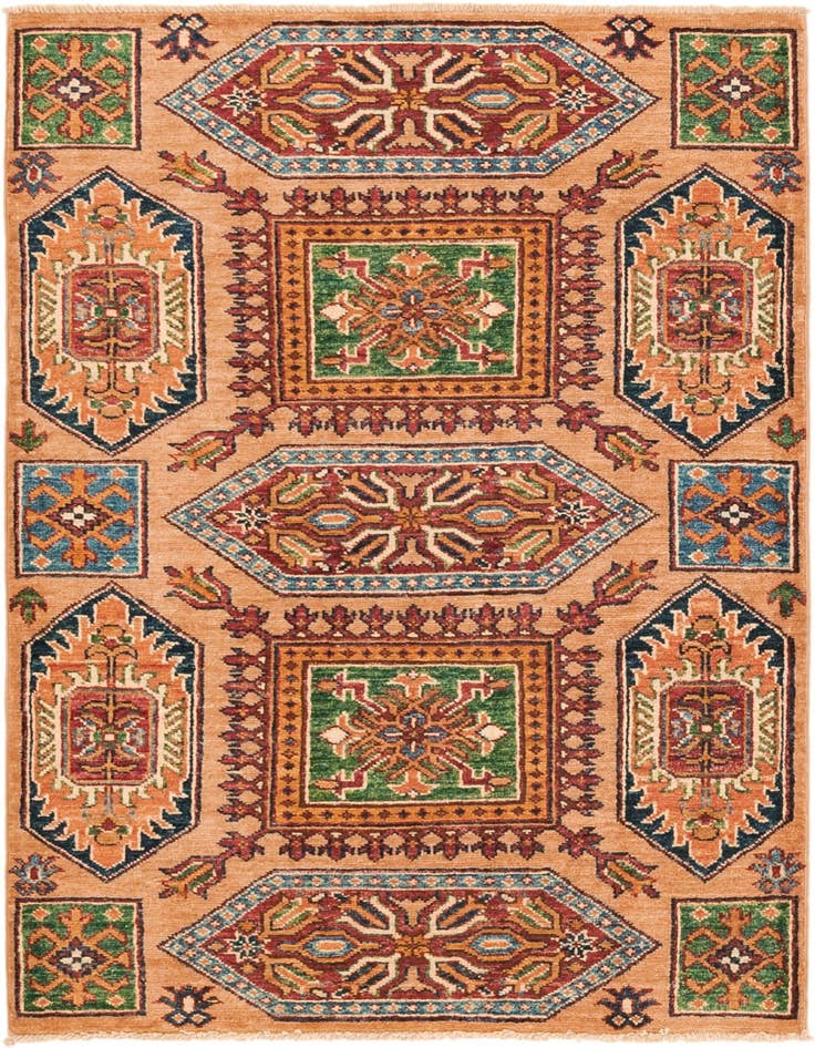 Detail image of 3' x 4' Hand Knotted Kazak Oriental Rug