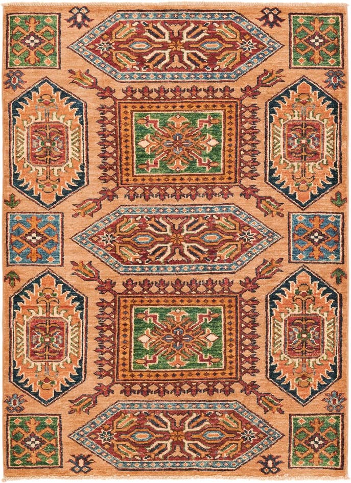 Detail image of 3' x 4' Hand Knotted Kazak Oriental Rug