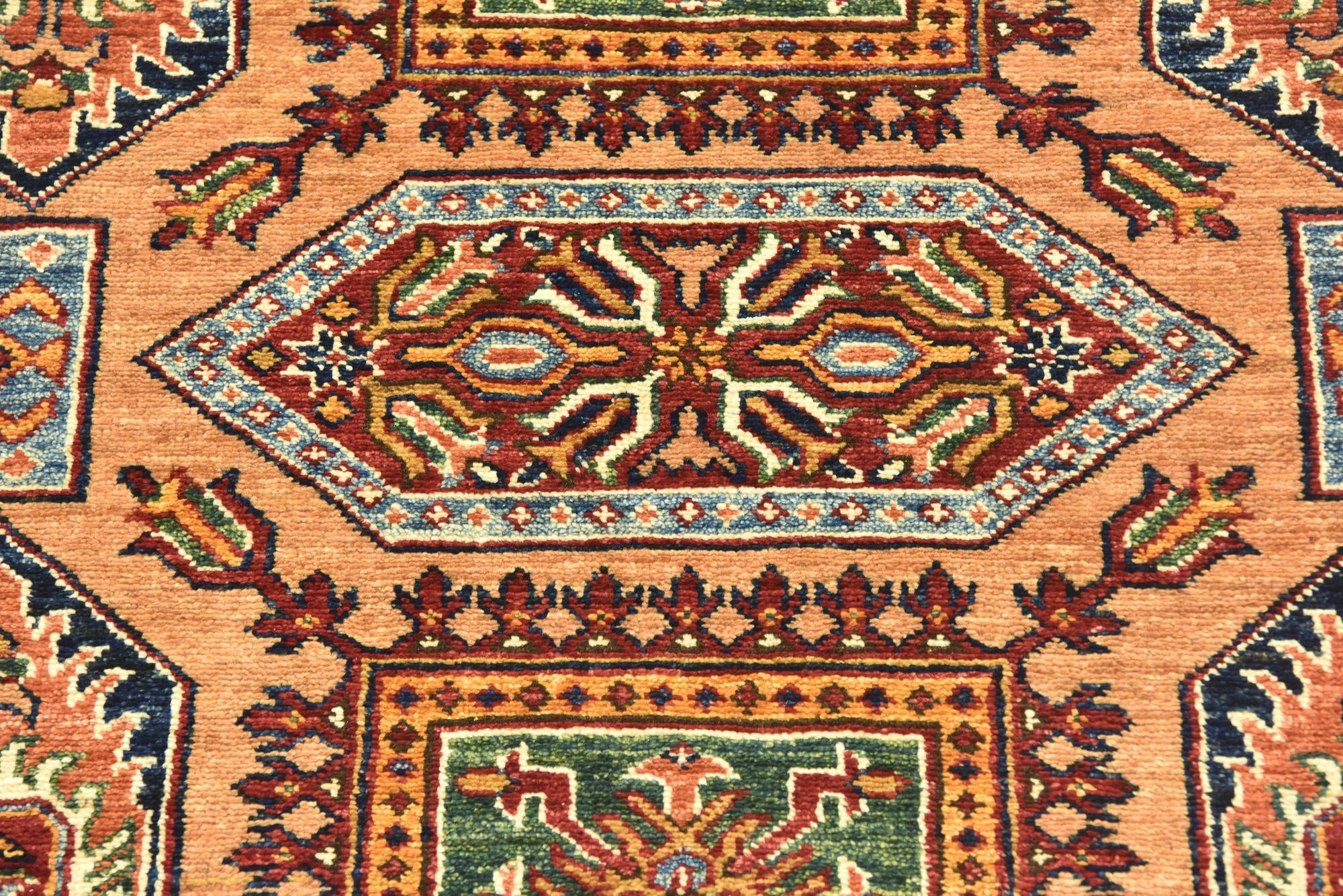 2' 9 x 4' Hand Knotted Kazak Rug