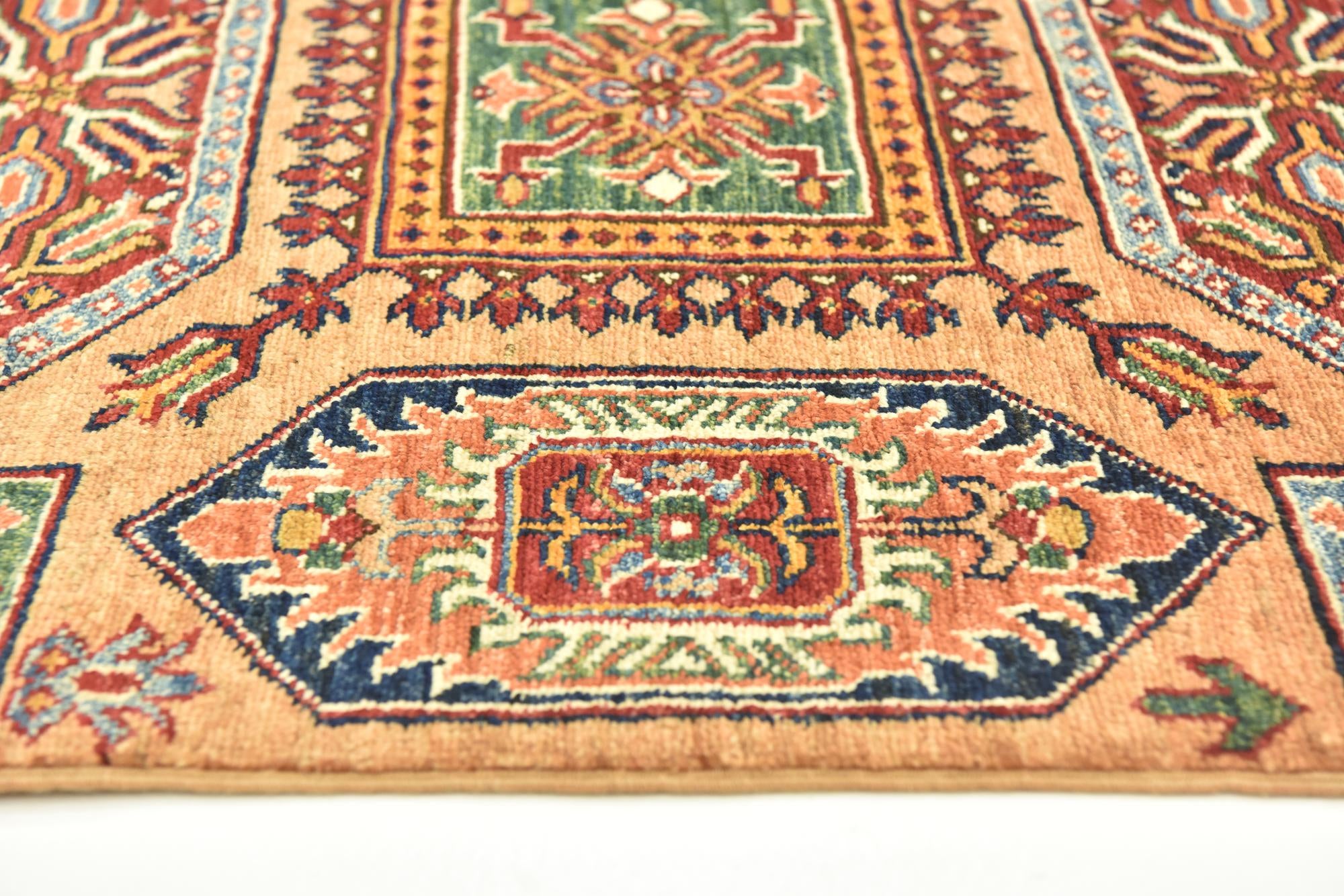 2' 9 x 4' Hand Knotted Kazak Rug