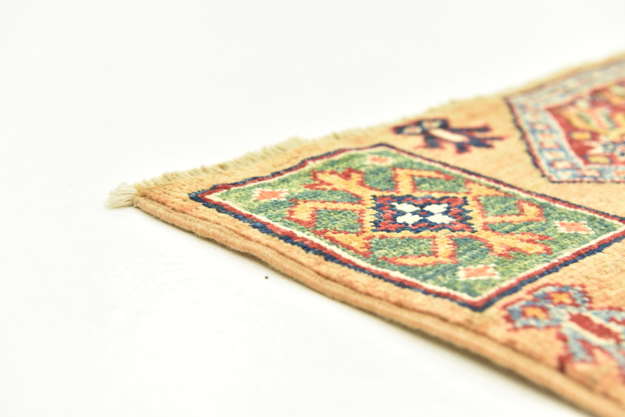 2' 9 x 4' Hand Knotted Kazak Rug