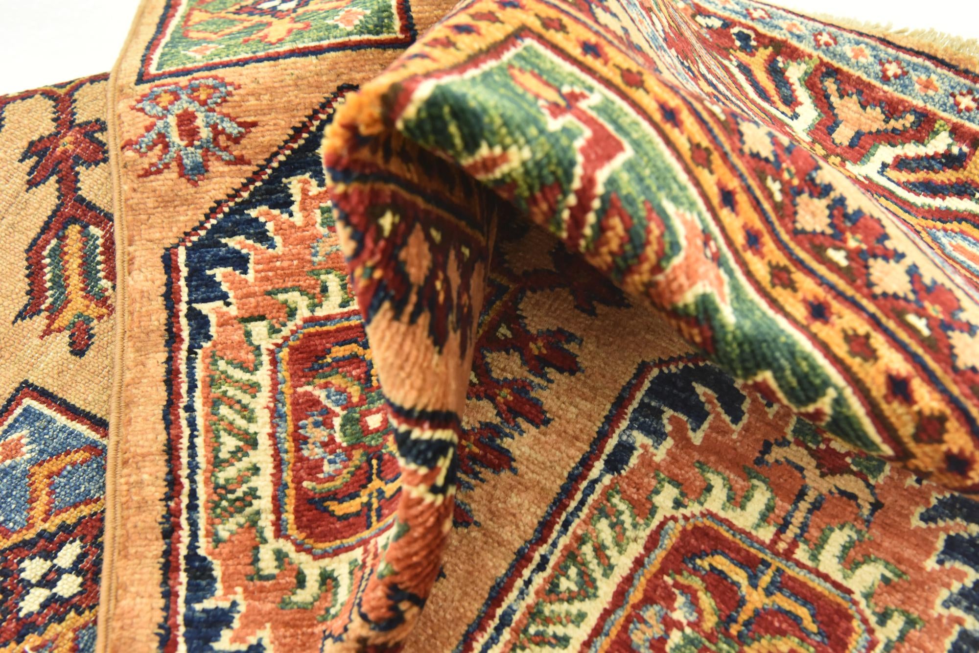 2' 9 x 4' Hand Knotted Kazak Rug