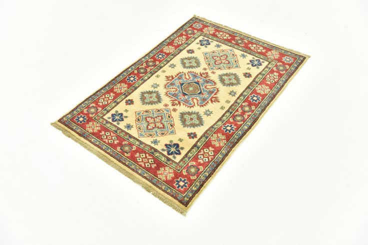 Detail image of 2' 8 x 4' 2 Hand Knotted Kazak Rug