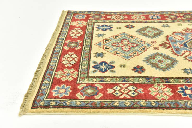 Detail image of 2' 8 x 4' 2 Hand Knotted Kazak Rug