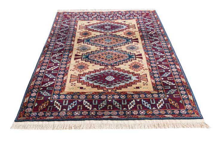 4' 1 x 6' Hand Knotted Kazak Wool Rug