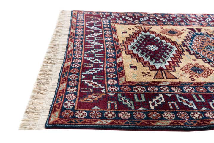 4' 1 x 6' Hand Knotted Kazak Wool Rug