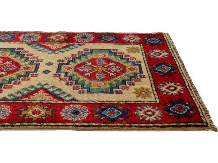 2' x 3' 2 Hand Knotted Kazak Rug