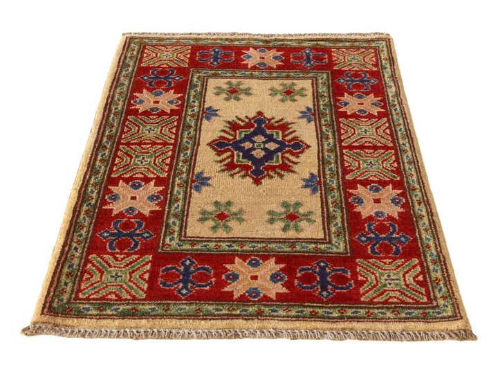 2' 2 x 2' 11 Hand Knotted Kazak Rug