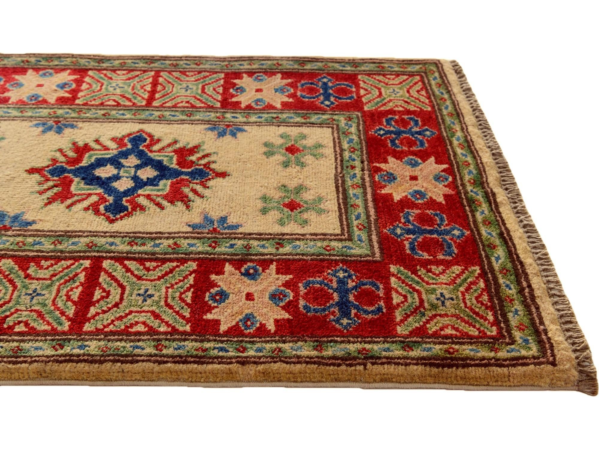 2' 2 x 2' 11 Hand Knotted Kazak Rug