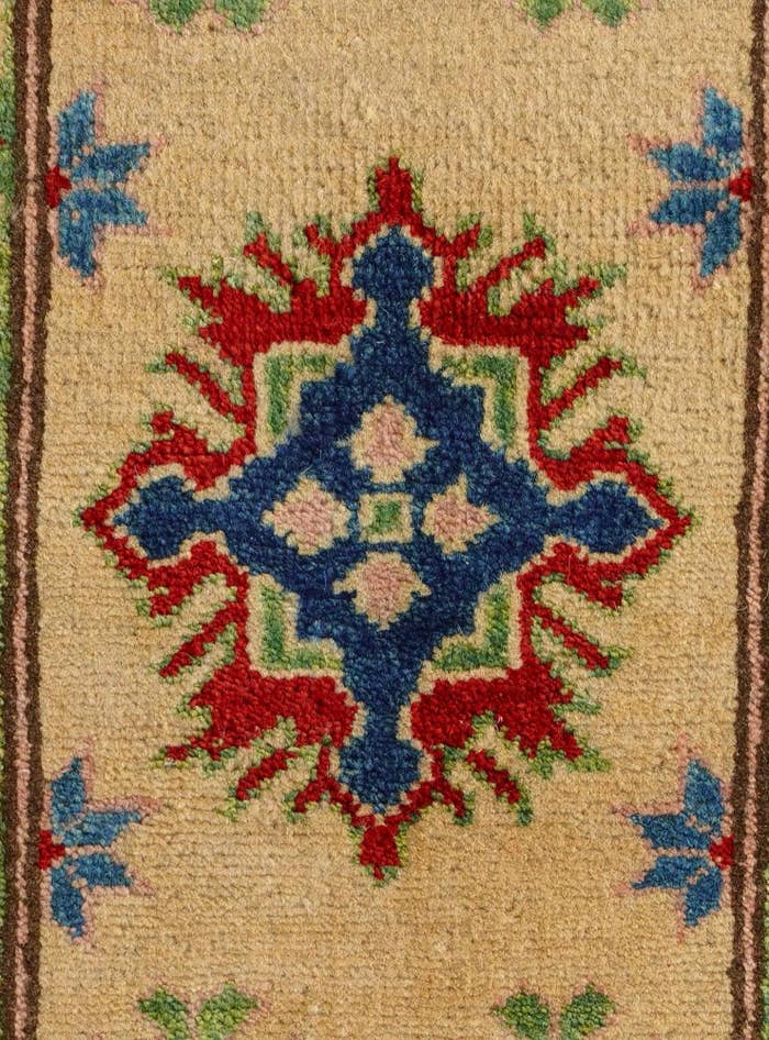 Detail image of 2' 2 x 2' 11 Hand Knotted Kazak Rug