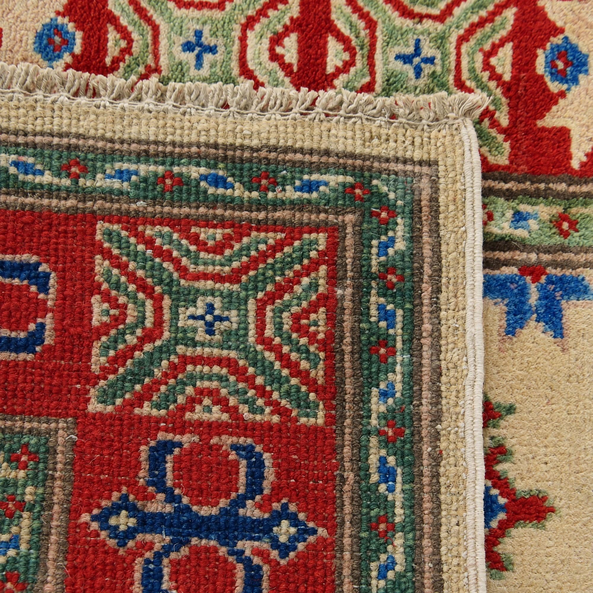 65cm x 90cm Hand Knotted Kazak Rug