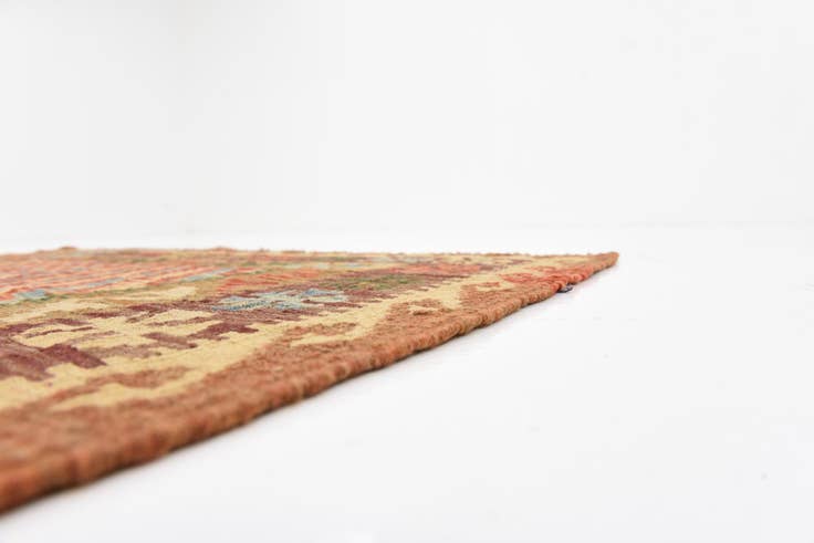 Detail image of 3' 6 x 6' 8 Hand Woven Kilim Maymana Wool Rug