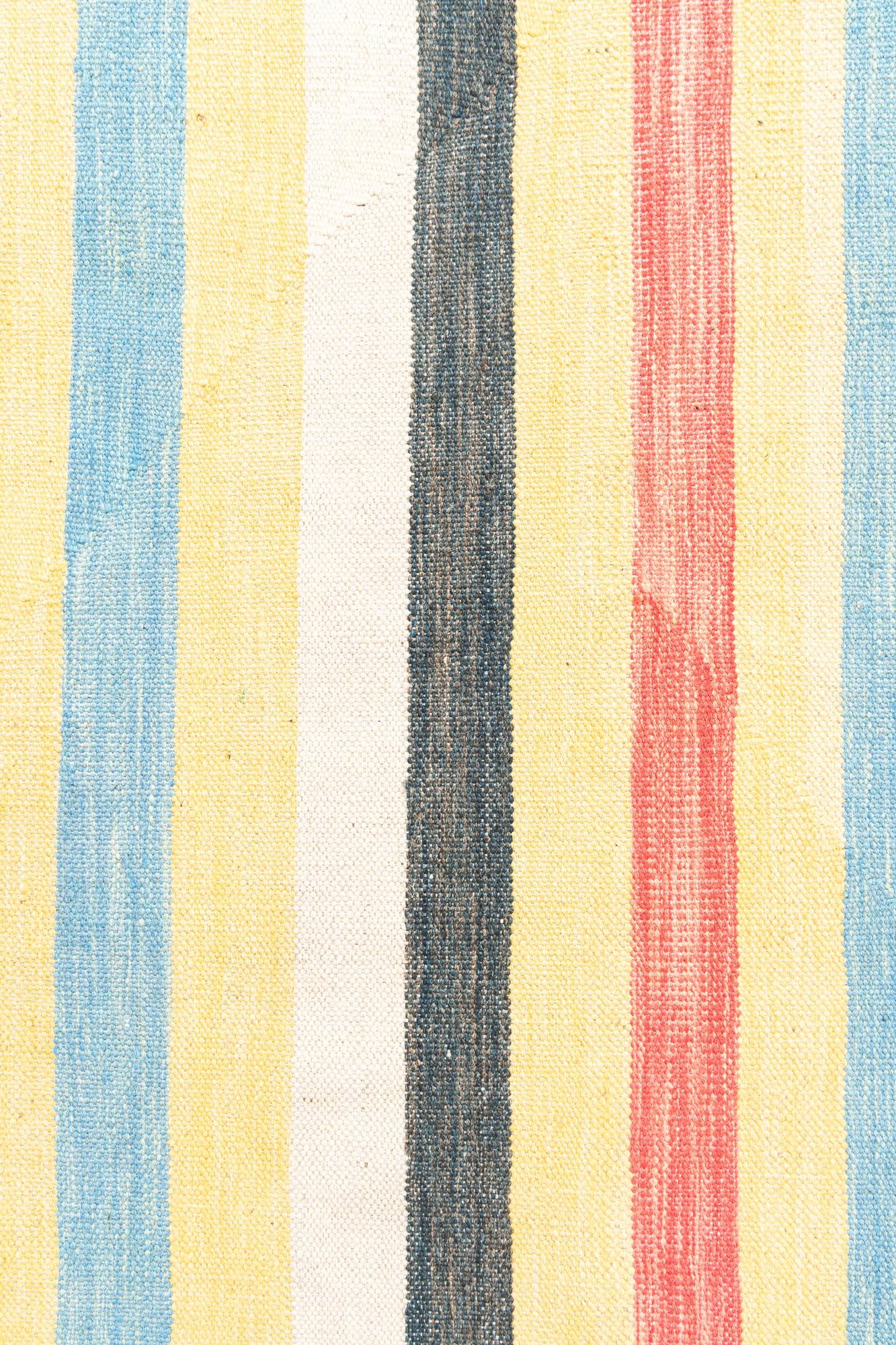 3' 10 x 5' 10 Hand Woven Kilim Maymana Wool Rug
