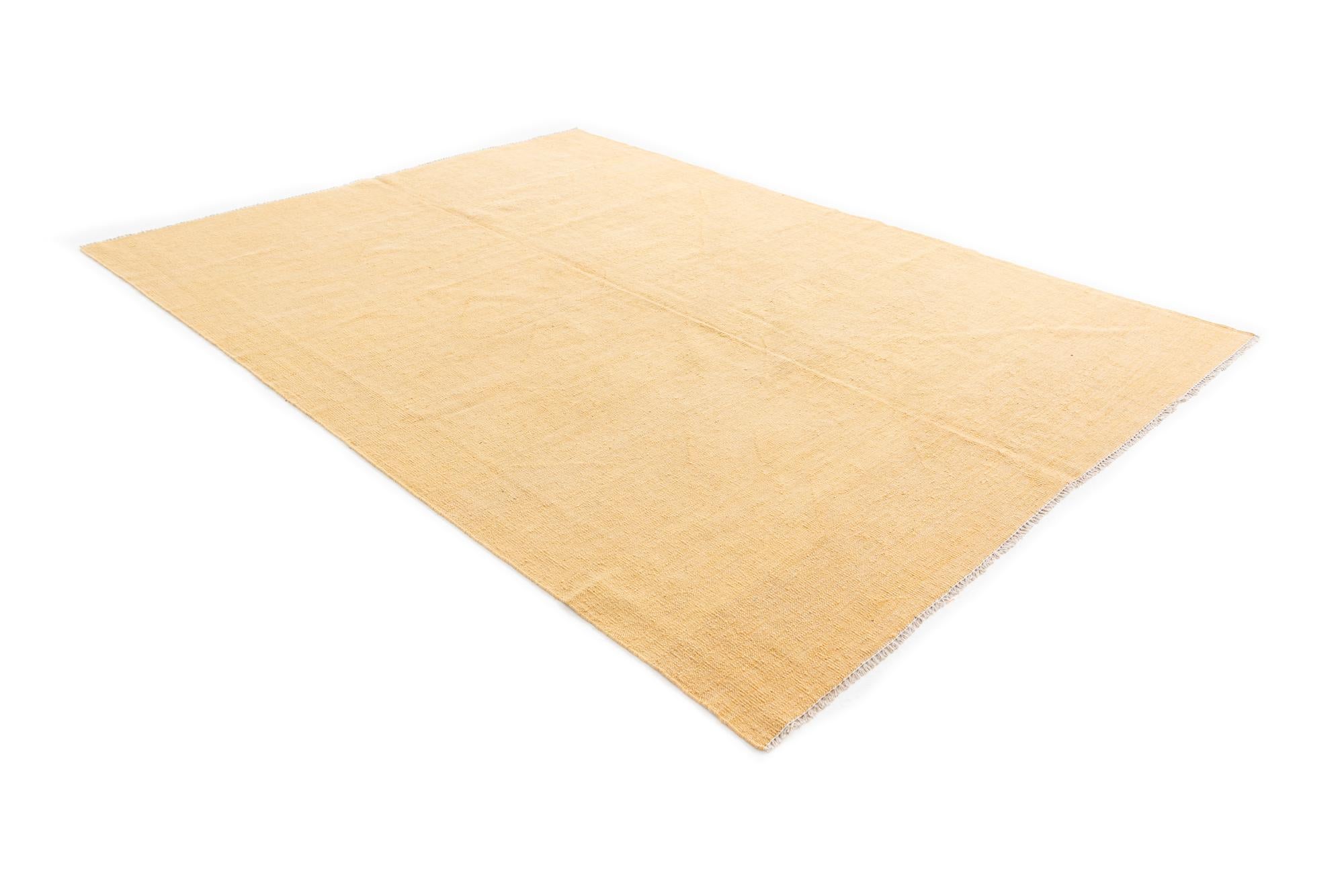 5' 8 x 7' 10 Hand Woven Kilim Modern Wool Rug