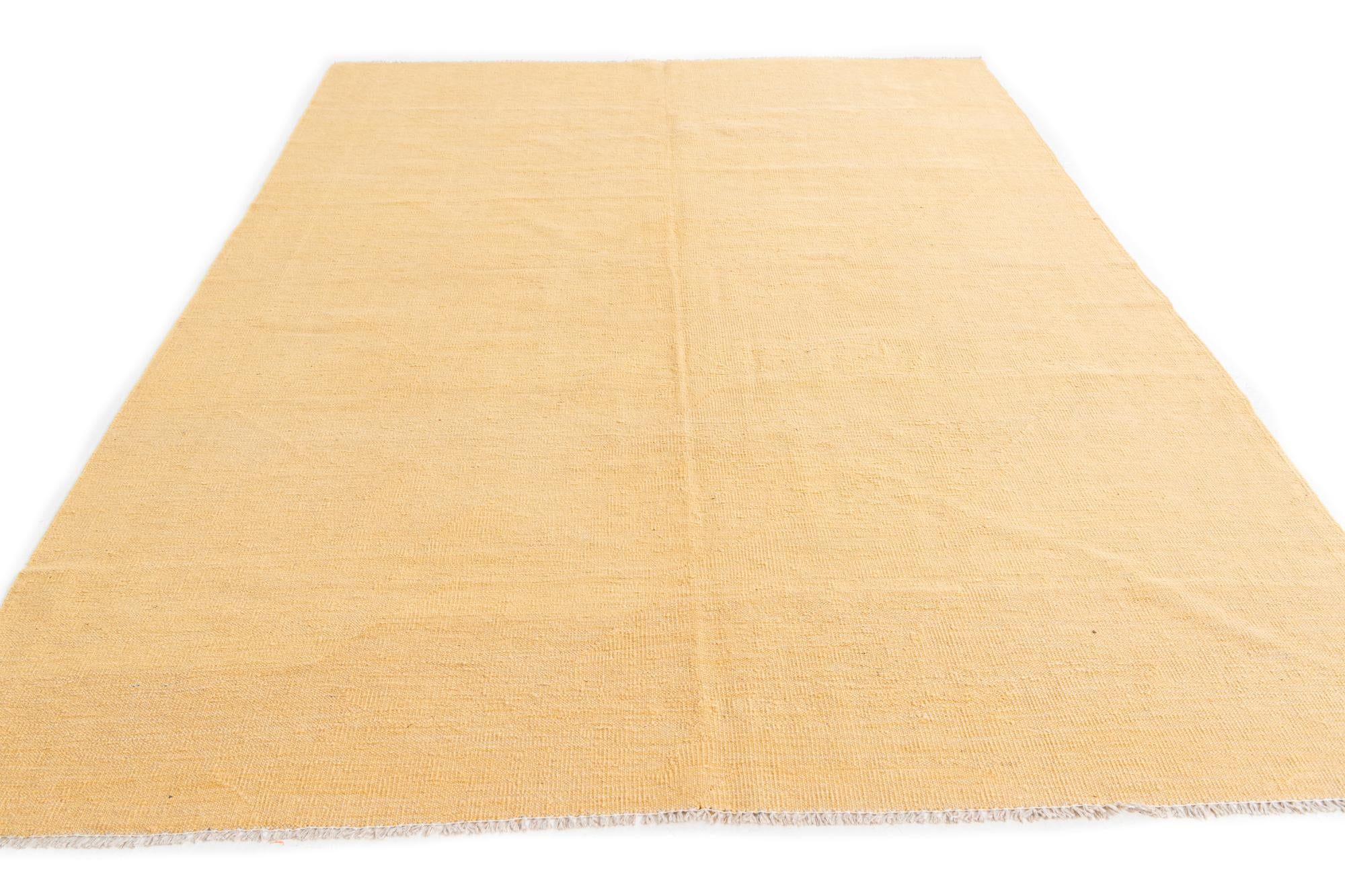 5' 8 x 7' 10 Hand Woven Kilim Modern Wool Rug