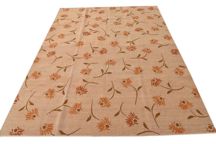 6' x 8' 1 Hand Woven Kilim Modern Rug