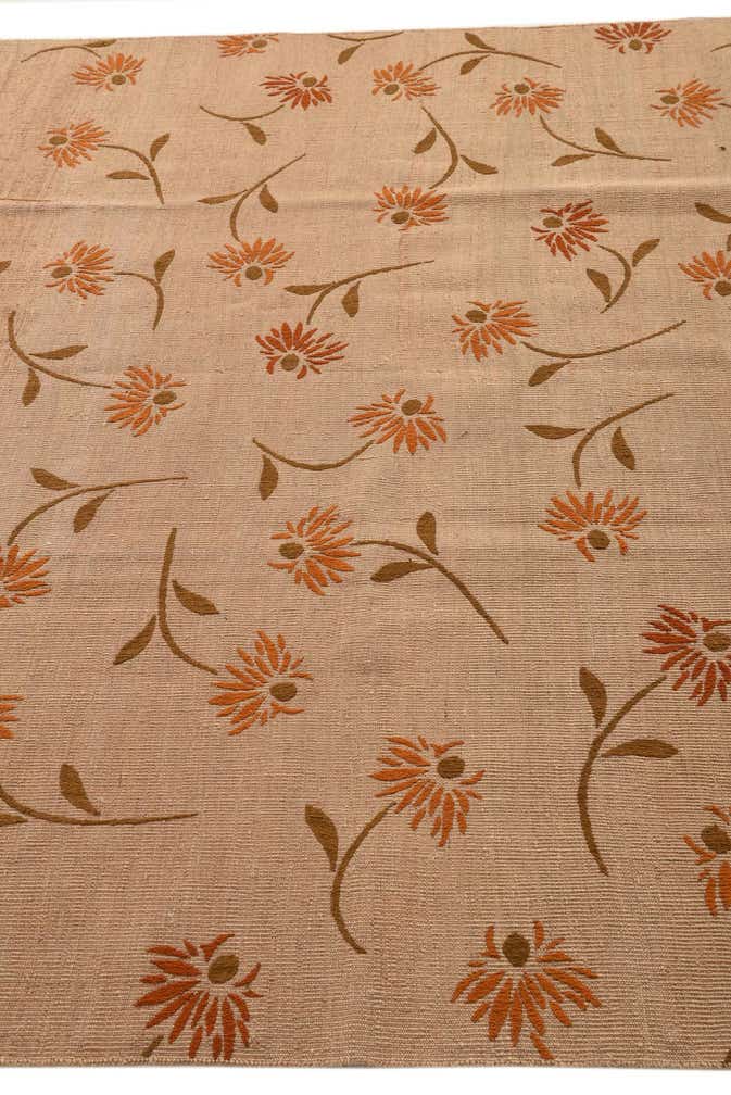 6' x 8' 1 Hand Woven Kilim Modern Rug