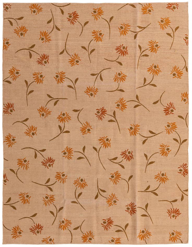 Detail image of 6' x 8' 1 Hand Woven Kilim Modern Rug