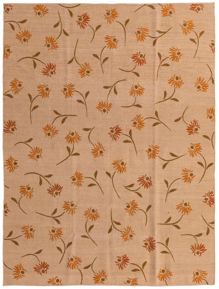 6' x 8' 1 Hand Woven Kilim Modern Rug