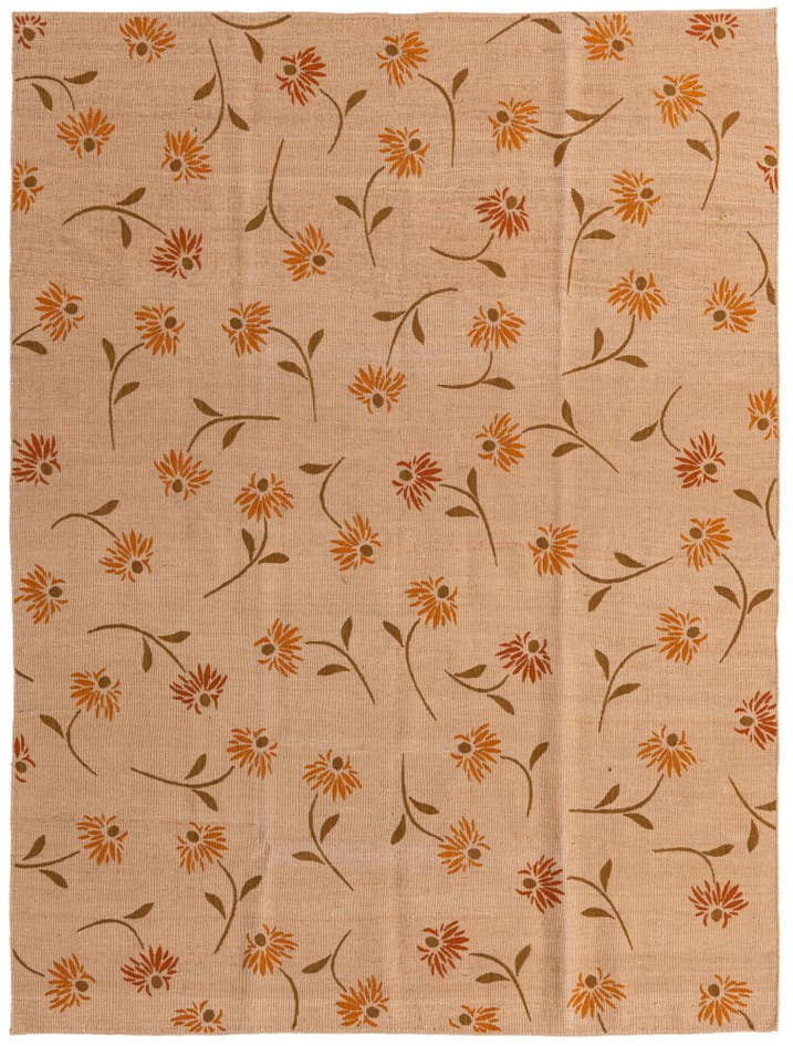 Detail image of 6' x 8' 1 Hand Woven Kilim Modern Rug