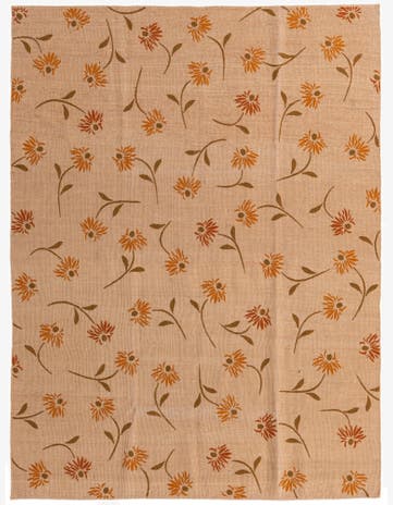 6' x 8' 1 Hand Woven Kilim Modern Rug